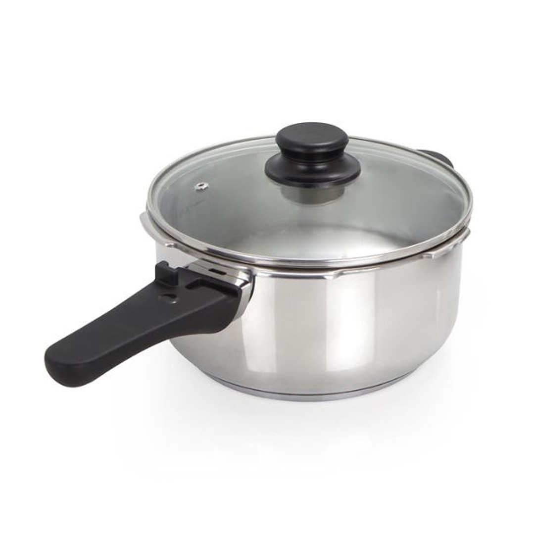 Olla Rápida Orbegozo HP 4566 de Acero Inoxidable | 4 y 6 Litros con 5 Sistemas de Seguridad 2