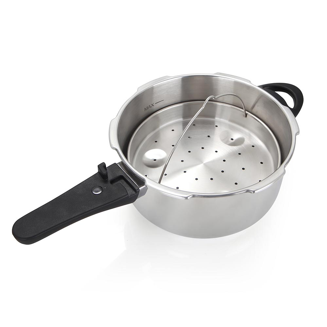 Olla Rápida Orbegozo HP 4566 de Acero Inoxidable | 4 y 6 Litros con 5 Sistemas de Seguridad 5