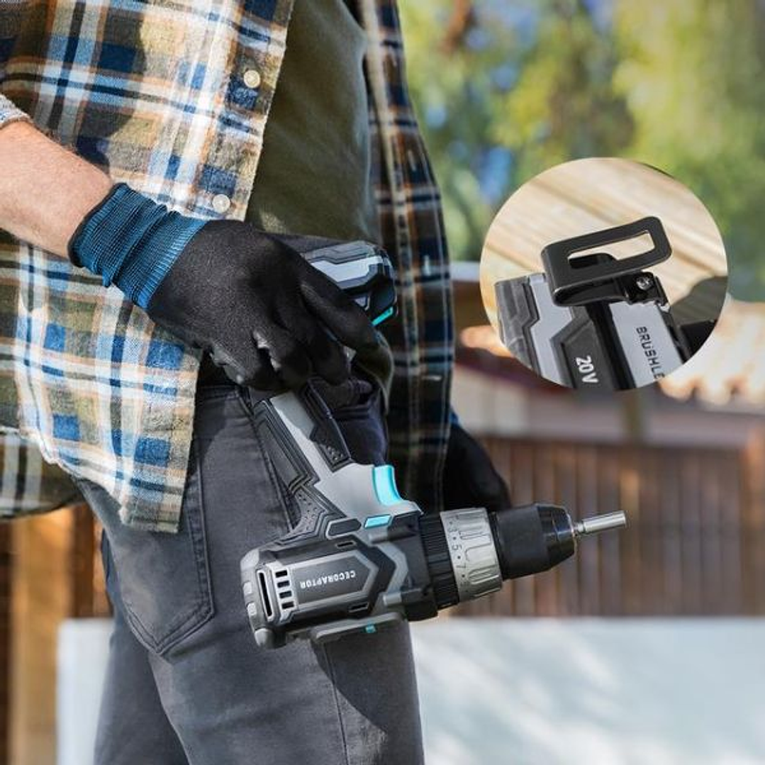 CecoRaptor Perfect ImpactDrill 2020 Brushless Ultra – Taladro Atornillador, Perforador y Percutor a Batería 8