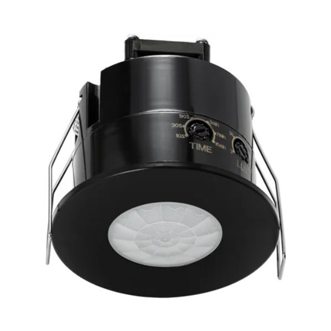 Detector de Movimiento Celer C2 para Techo Empotrable – 360°, 8m, Blanco o Negro 1