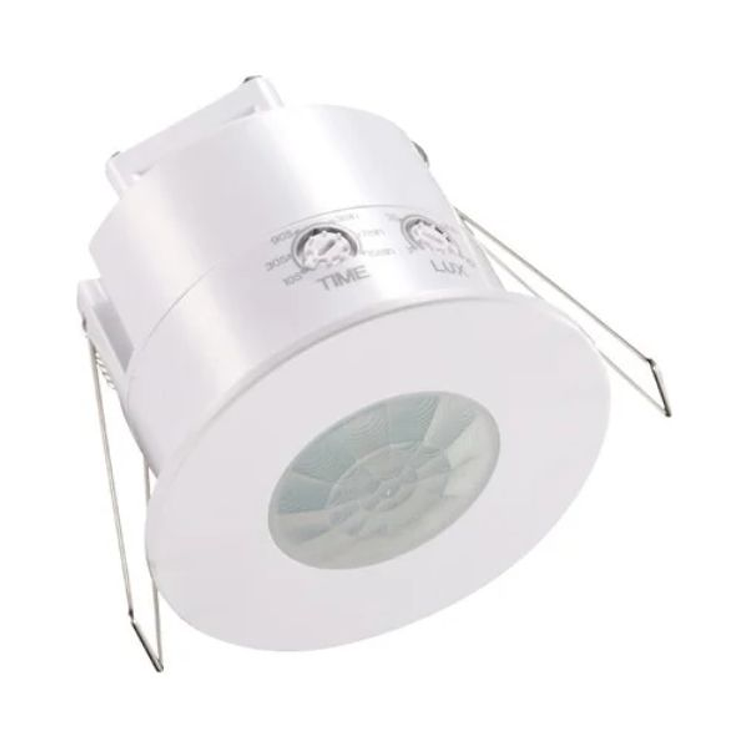 Detector de Movimiento Celer C2 para Techo Empotrable – 360°, 8m, Blanco o Negro 4