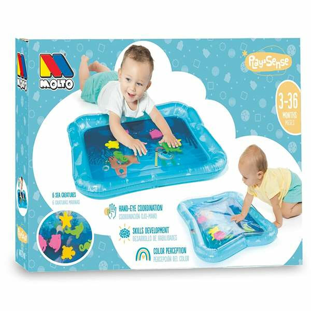 Alfombra de Juegos Inflable con Agua para Bebé Moltó Playsense – Estimulación Sensorial y Diversión Segura desde los 3 Meses 3