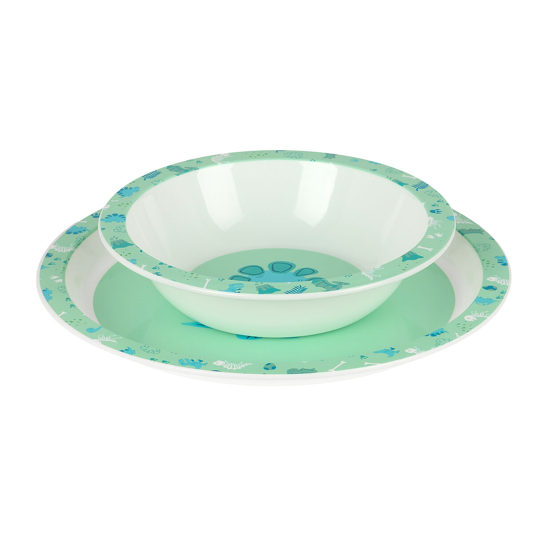 Set de Vajilla Infantil Safta Dino – Comidas Llenas de Color y Autonomía para los Más Pequeños 5