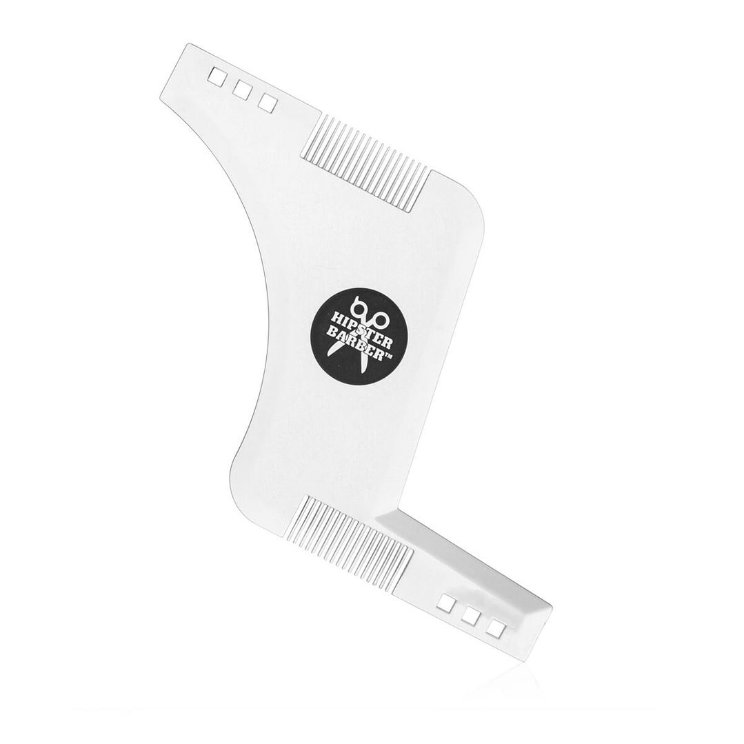 Plantilla para Afeitado de Barba Hipster Barber InnovaGoods – Precisión y Estilo en cada Pasada 1