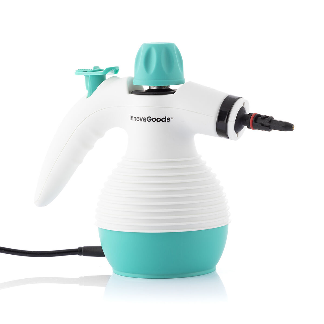 Vaporeta de Mano Multiusos Steany InnovaGoods 1000W con 9 Accesorios – Limpieza Profunda sin Químicos 7