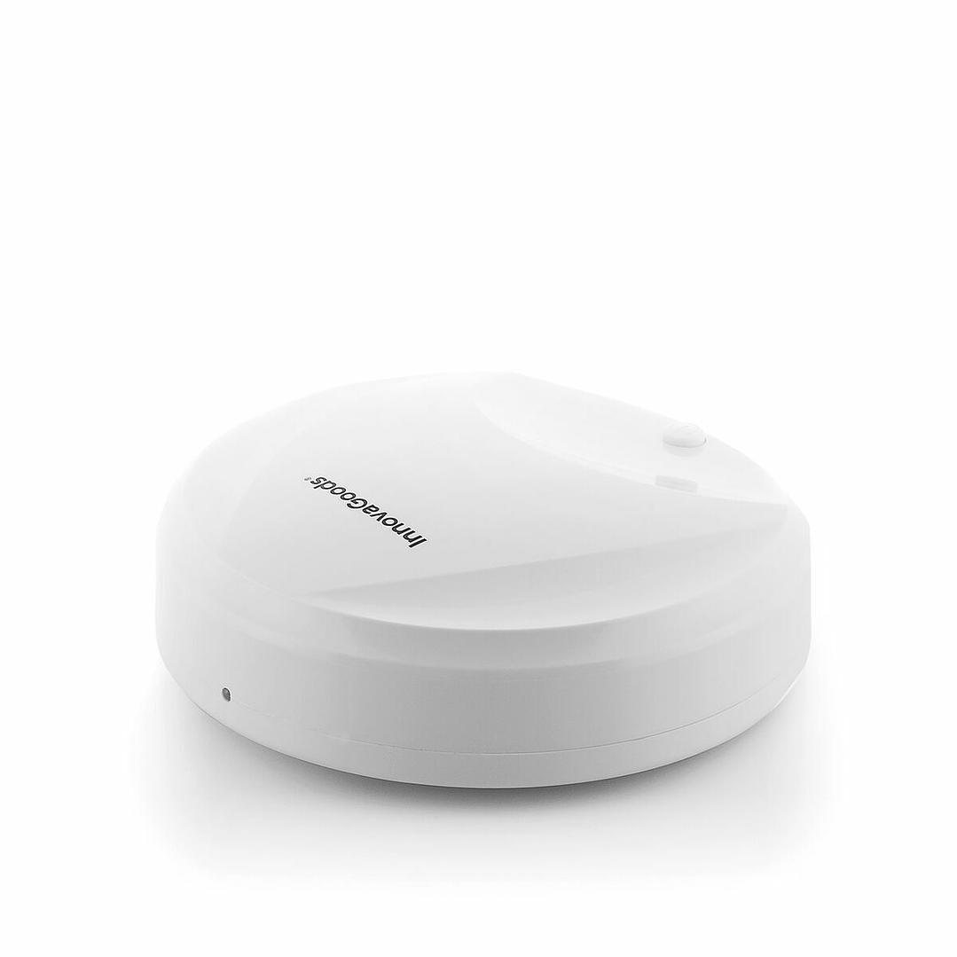 Robot Aspirador Inteligente InnovaGoods Blanco  Recargable, Extraplano y Multidireccional para Todo Tipo de Suelos 2