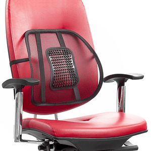 Respaldo Lumbar Portátil Transpirable Backonfy InnovaGoods | Soporte Ergonómico para Silla, Oficina y Coche