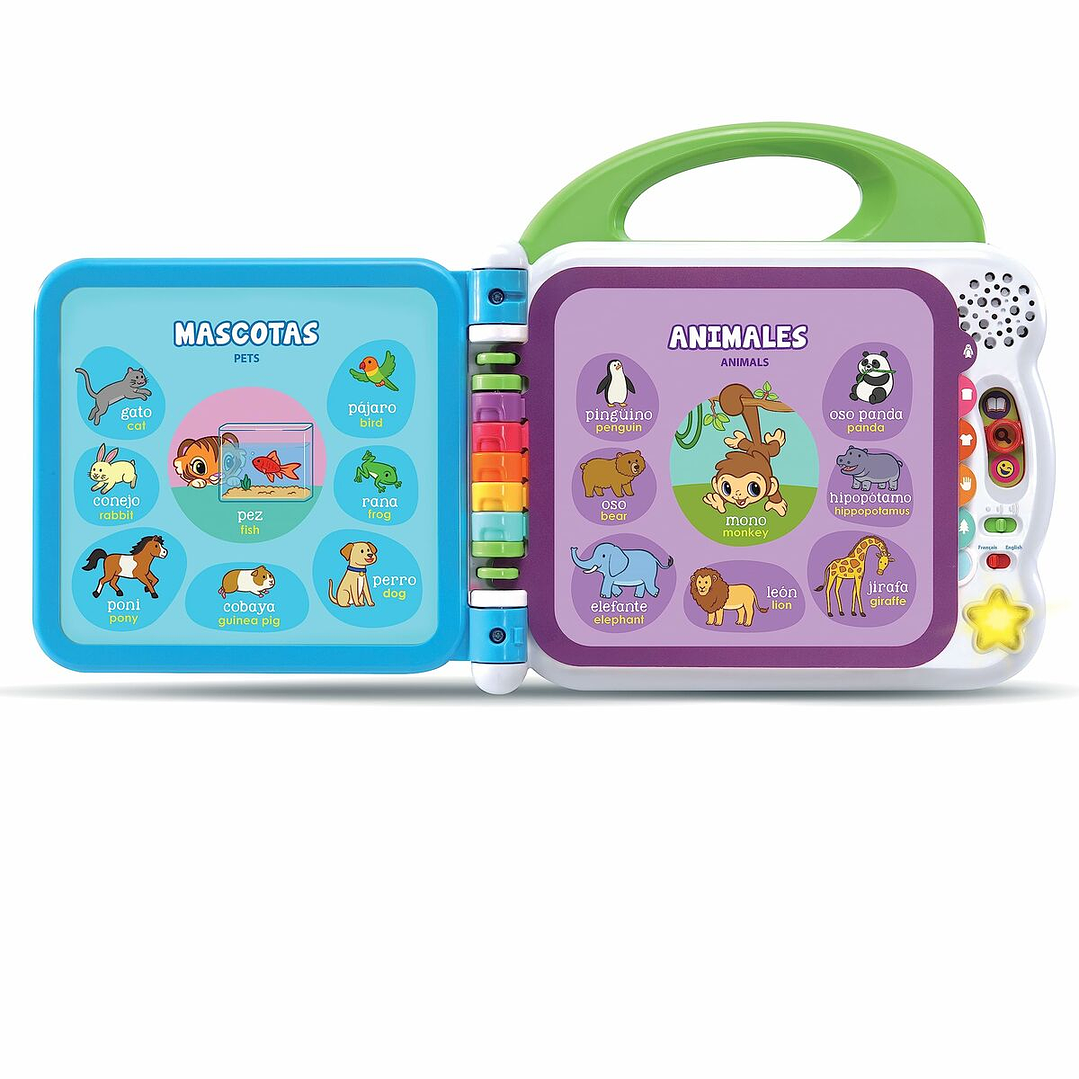 Libro Interactivo Infantil VTech Mis Primeras 100 Palabras Bilingüe ES-EN  Educativo para Bebés +18 Meses 3