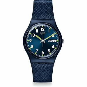 Reloj de Pulsera para Hombre Swatch GN718 Azul Ø 34 mm  Movimiento de Cuarzo y Diseño Deportivo