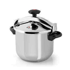 Olla a Presión Clásica Orbegozo HPL 8070 8 Litros | Acero Inoxidable 18/10 con Triple Seguridad