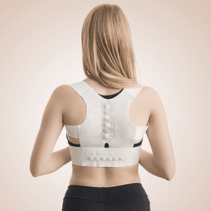 Corrector de Espalda Magnético InnovaGoods Unisex  Mejora Postura Dorsal y Lumbar con 12 Imanes
