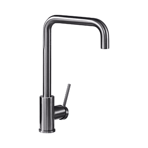 Grifería de Cocina Monomando Black Gun Metal Serie Loira  Diseño Moderno en Latón Negro Mate