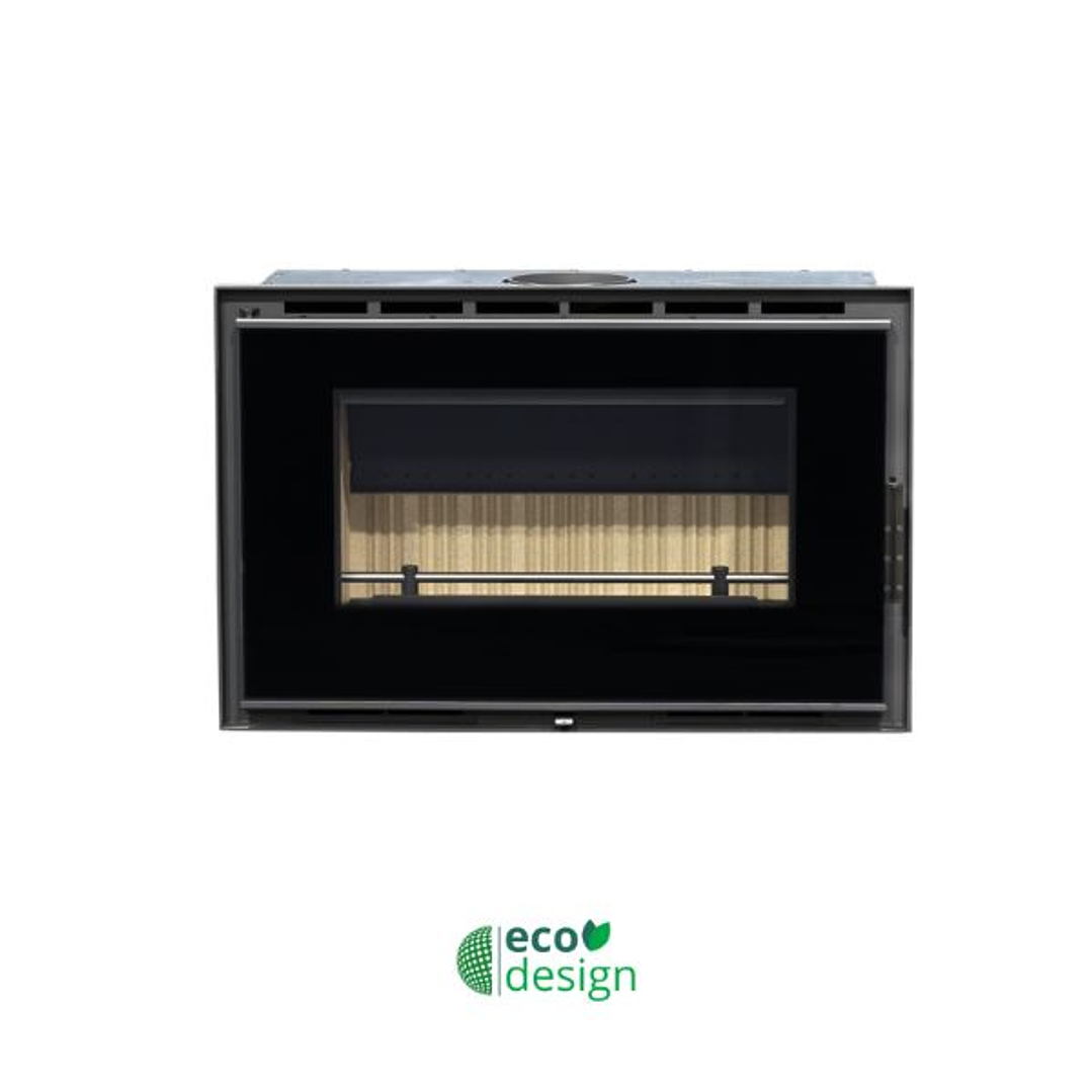Insertable de Leña Elos 80 Vitrus con Ventilación  Potencia 7,8kW y Cristal Neocerámico 2