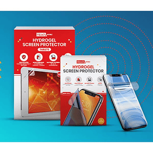 Pack de 10 Protectores de Pantalla Hydrogel Premium para Tablets  Alta Sensibilidad, Adaptabilidad y Protección Invisible