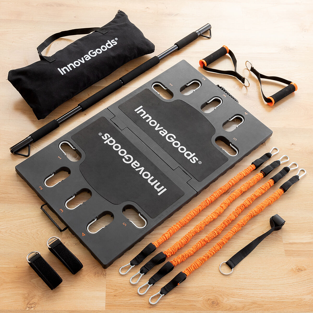 Sistema de Entrenamiento Integral Portátil Gympak Max InnovaGoods – Kit Completo con Bandas de Resistencia y Guía de Ejercicios 5