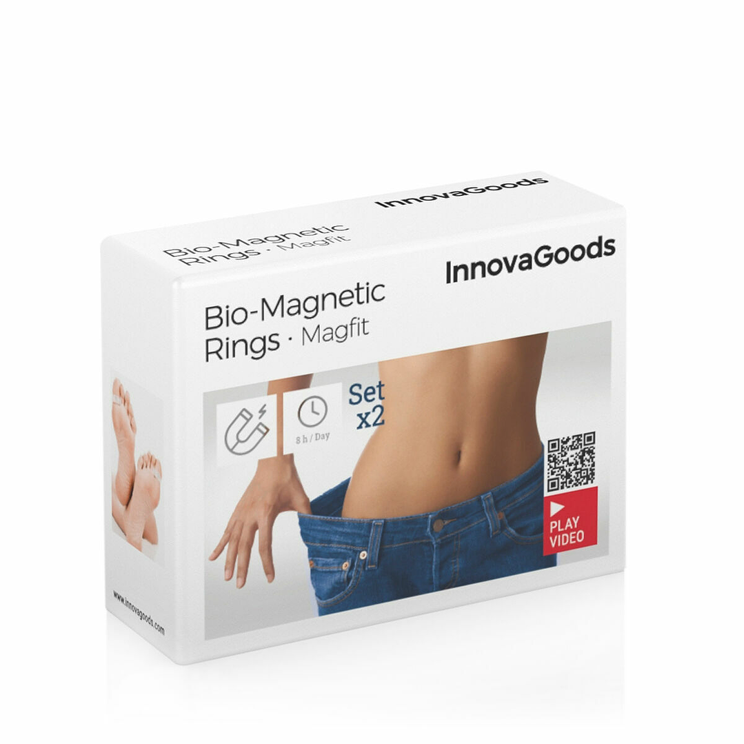 Anillos Adelgazantes Magnéticos Magfit InnovaGoods – Estimulación de Acupuntura para Pérdida de Peso y Mejora del Metabolismo 4