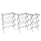 Tendedero Metálico Plegable y Extensible Cloxy InnovaGoods con 3 Alturas y 11 Barras – Secado Eficiente, Compacto y Adaptable para Interiores y Exteriores - Miniatura 8