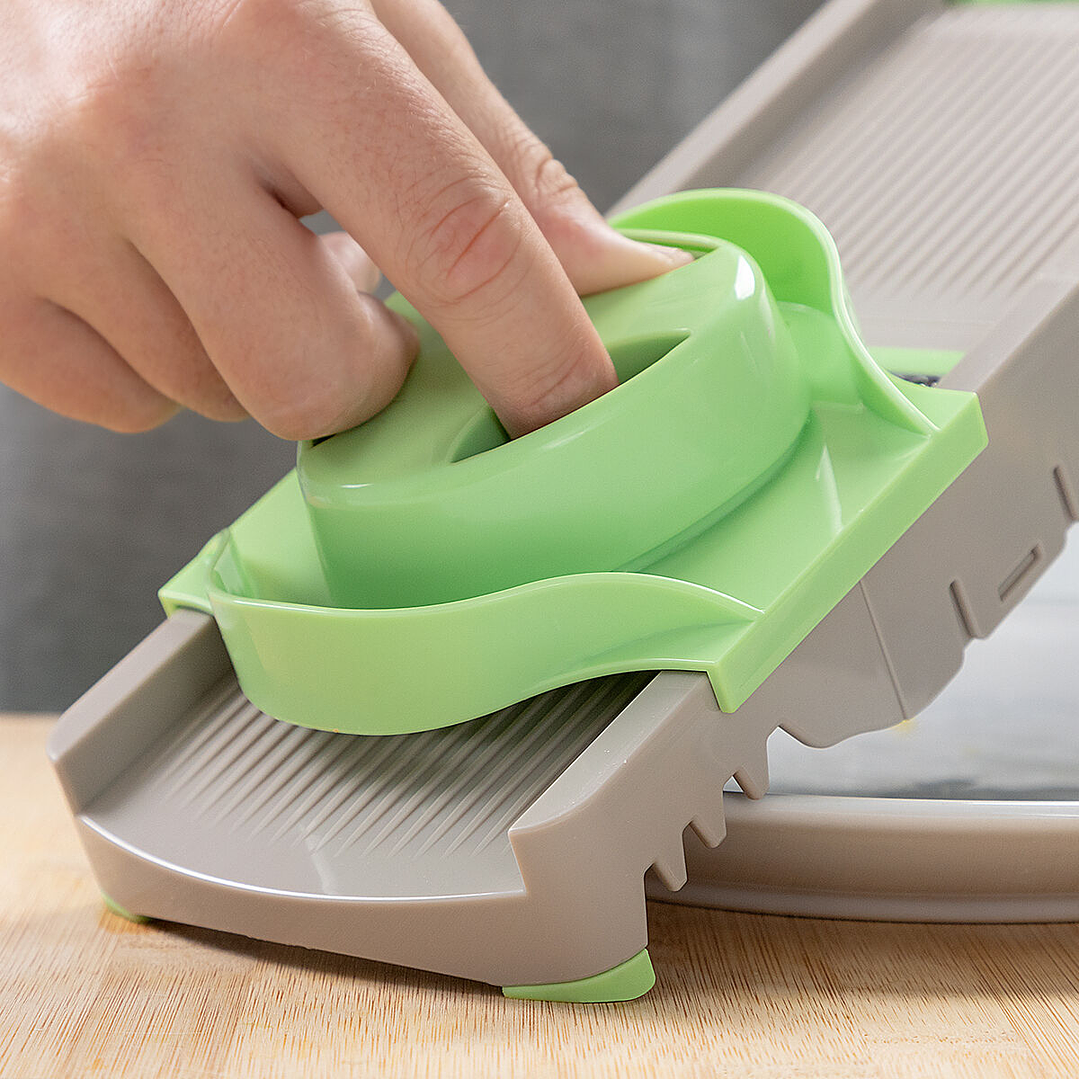 Mandolina-Rallador Plegable 6 en 1 Choppie InnovaGoods – Cortadora de Verduras Multifunción, Diseño Compacto y Cocina Saludable sin Esfuerzo 6