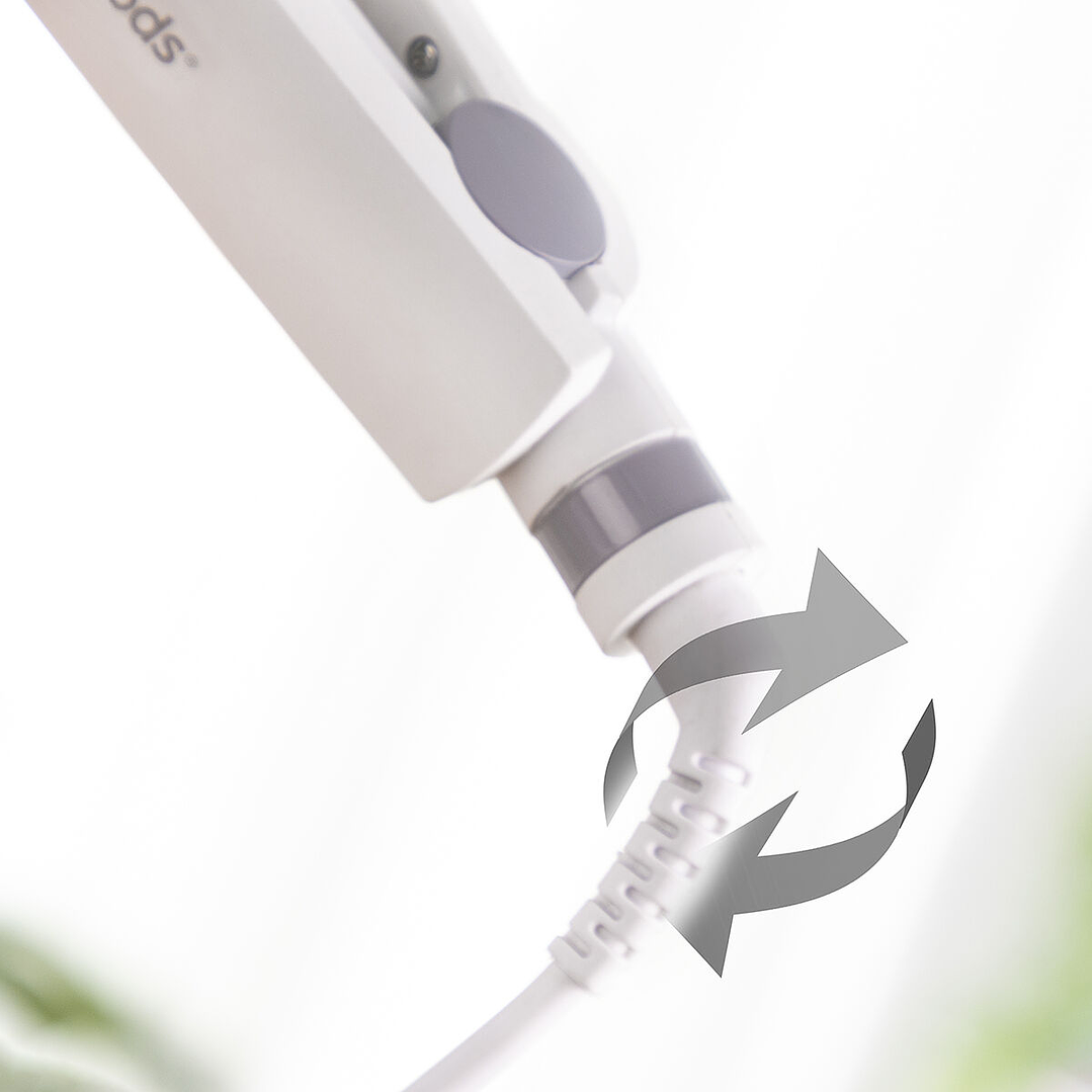 Plancha de Pelo Cerámica Wavio InnovaGoods 55 W – Ondas Definidas y Naturales, con Triple Barra, Tecnología PTC y Placas 3D 8