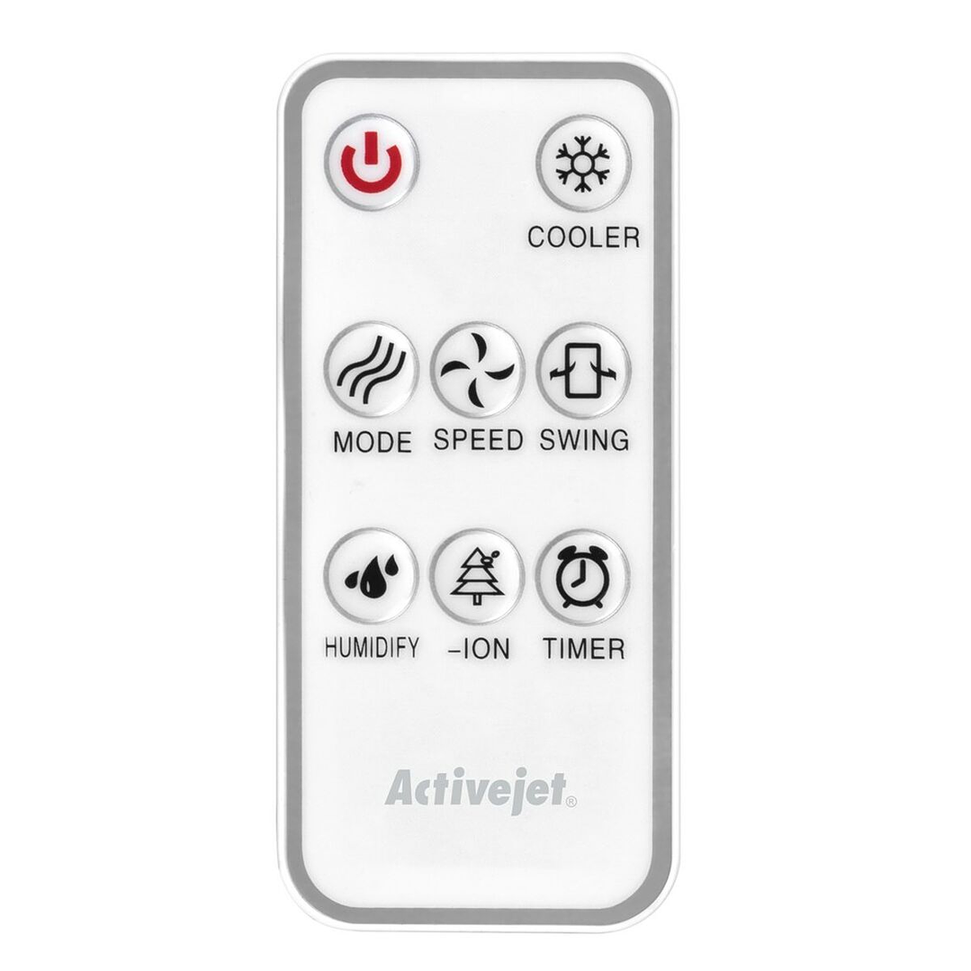 Climatizador Evaporativo Portátil Activejet KS-1065BPJ Blanco – Enfriamiento Eficiente, 3 Velocidades y Diseño Compacto para Hogar u Oficina 2