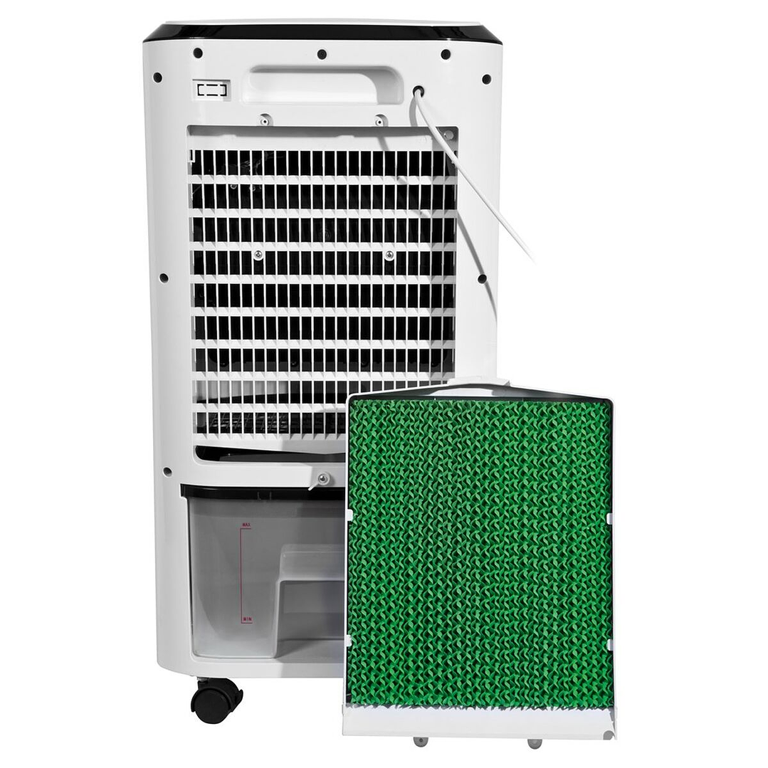 Climatizador Evaporativo Portátil Activejet KS-1065BPJ Blanco – Enfriamiento Eficiente, 3 Velocidades y Diseño Compacto para Hogar u Oficina 4