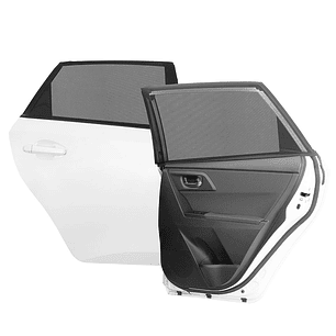 Malla Parasol para Coche UVlock InnovaGoods - Protección Solar, Privacidad y Confort en un Pack de 2 Unidades