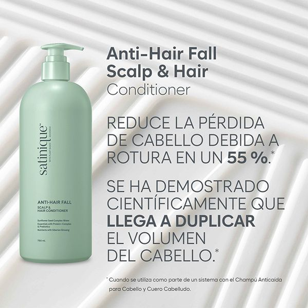 Acondicionador Anticaída Satinique™ - Fortalece, Hidrata y Da Volumen al Aabello desde la Raíz con Ingredientes Naturales 2