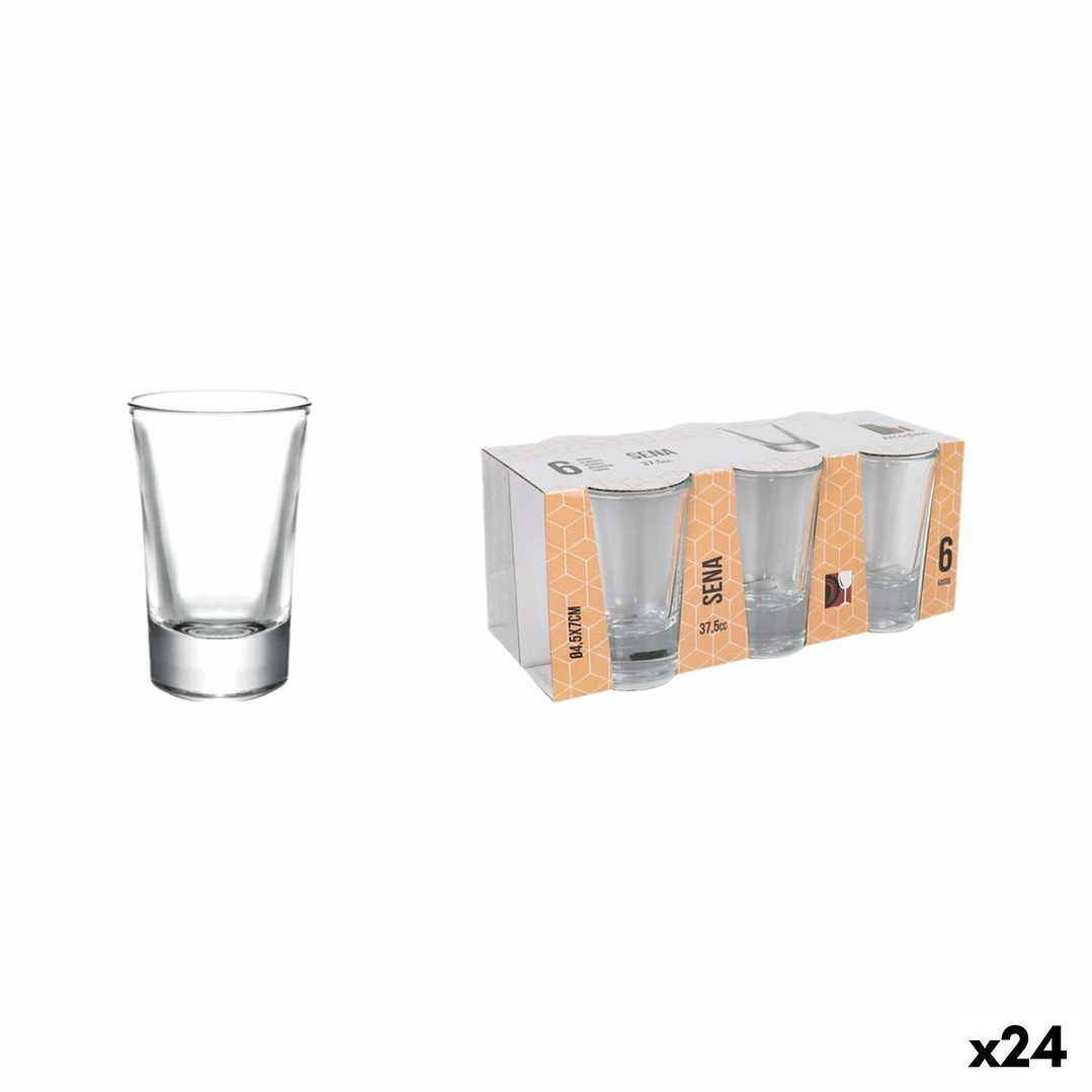 Set de Vasos de Chupito La Mediterránea Sena - Elegancia y Resistencia en Vidrio para tus Celebraciones 1