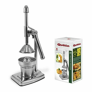 Exprimidor Manual Quttin de Acero Inoxidable - Extracción Profesional de Zumo con Diseño Robusto y Eficiente