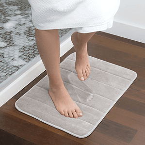 Alfombra de Baño Viscoelástica Antideslizante Puffeet InnovaGoods | Máxima Comodidad y Seguridad
