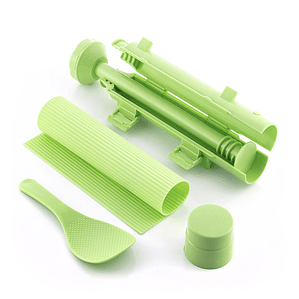 Set de Sushi Suzooka InnovaGoods 3 Piezas con Recetas – Molde, Esterilla y Cuchara
