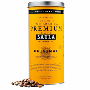 Café en Grano Saula Premium 100% Arábica 1 kg | Gran Espresso de Tueste Natural