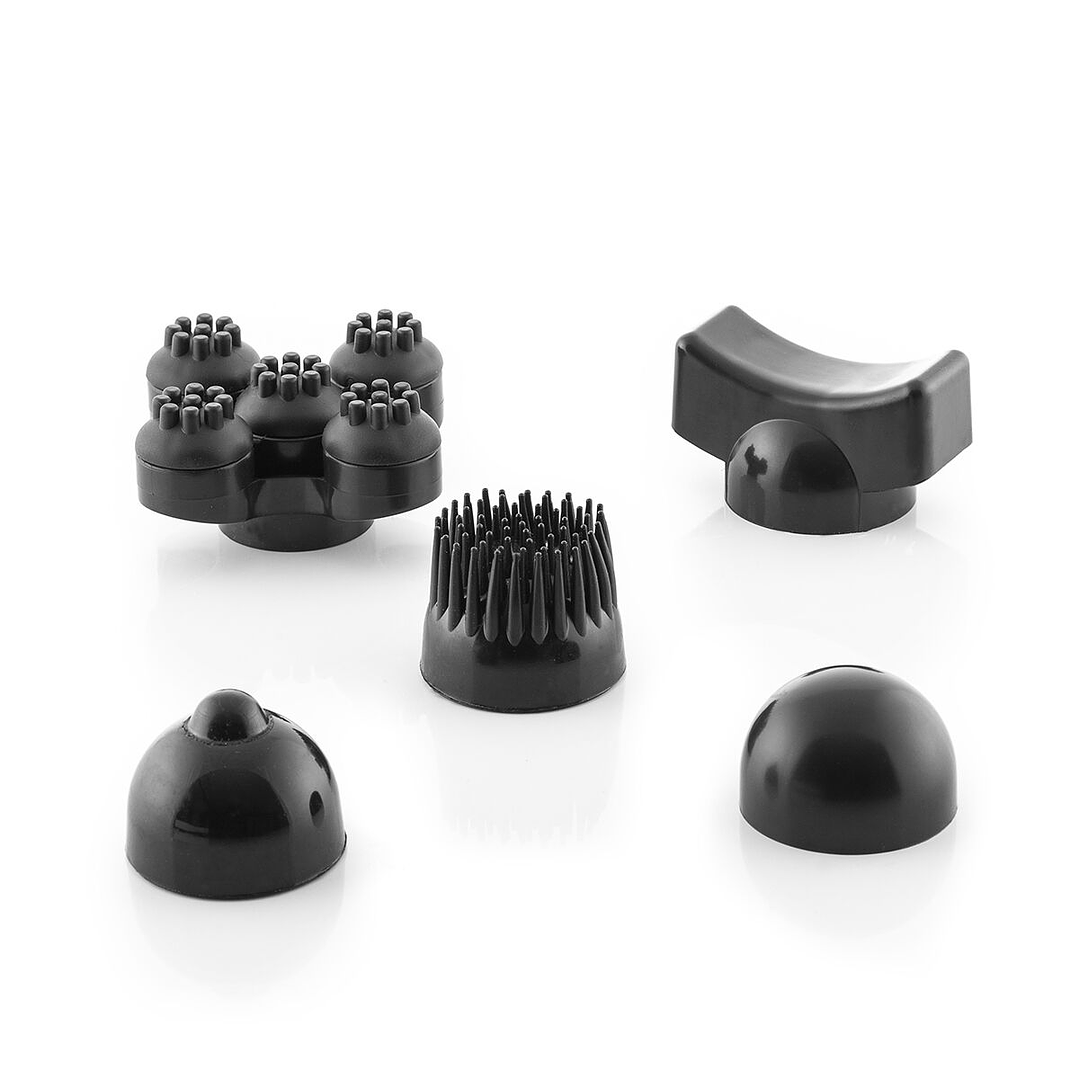 Masajeador de Mano Recargable con Luz Infrarroja Masfin InnovaGoods – 5 Cabezales, 12 Modos y 10 Intensidades 14