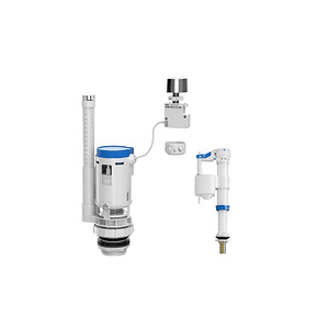 Kit Pack Descarga Cable Plus + A8_I Roca | Mecanismo Universal para Cisterna con Doble Descarga 3/6L