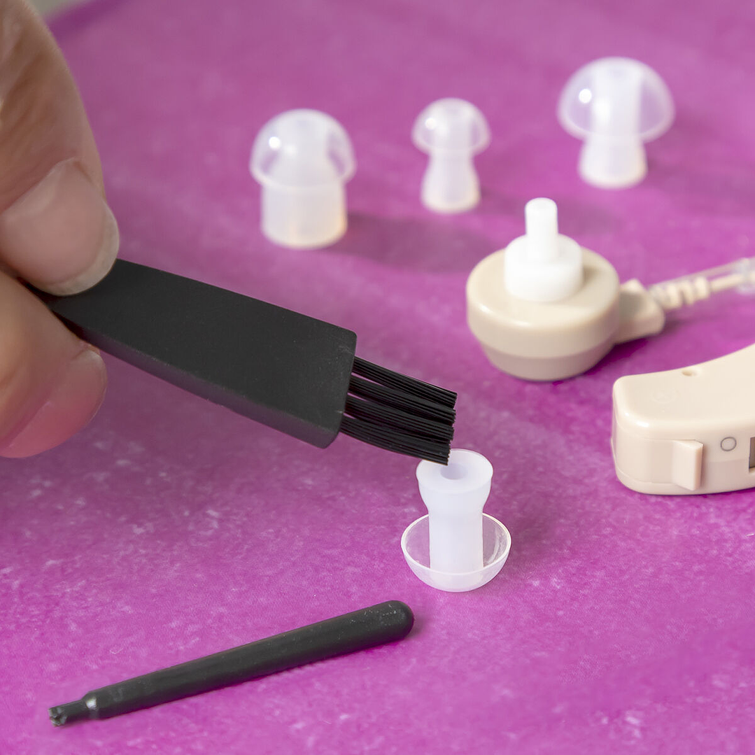 Amplificador de Sonido Retroauricular Welzy InnovaGoods – Audífono Ergonómico con Volumen Regulable y Accesorios 5