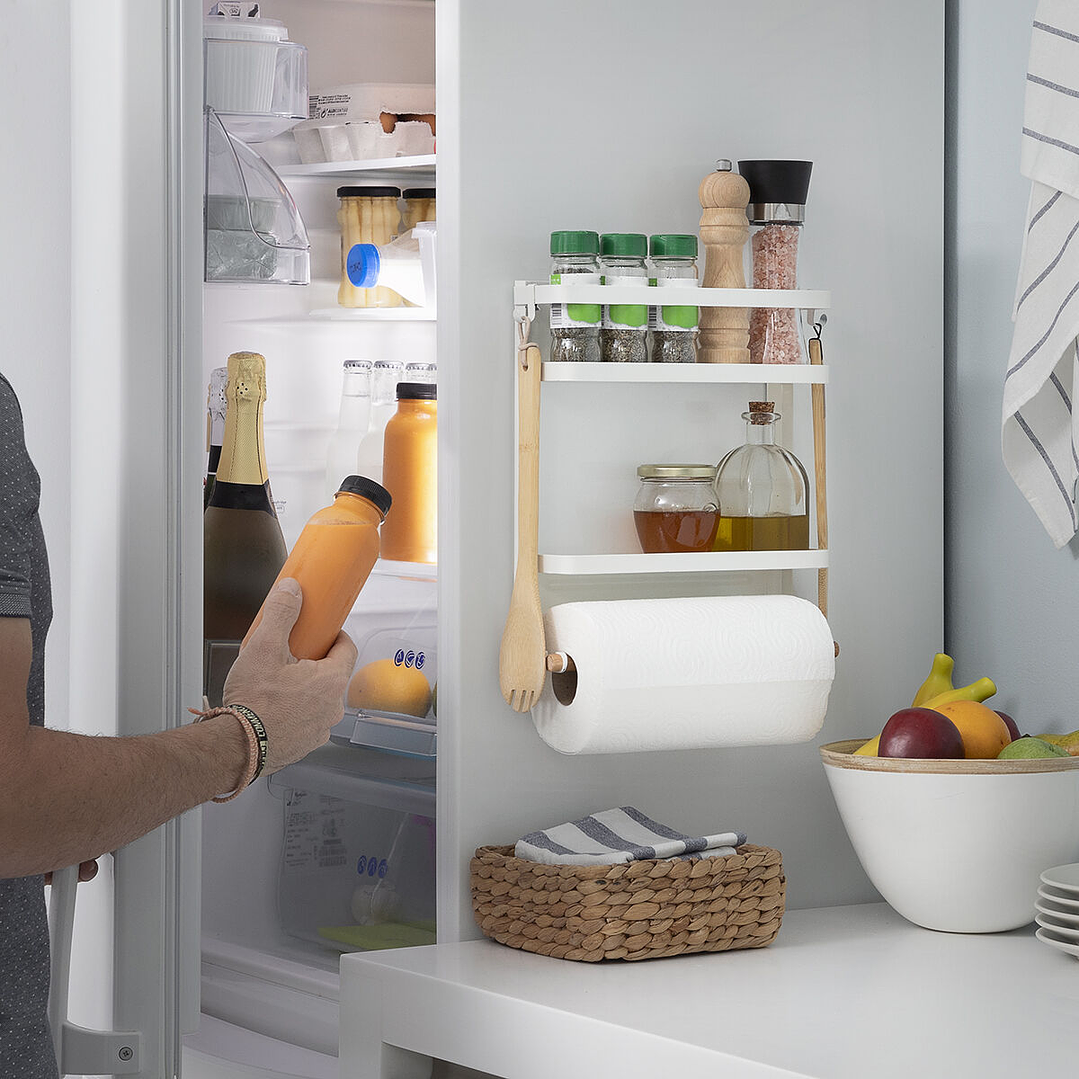 Estante Organizador Magnético Multiusos MagoRac InnovaGoods Blanco – Ahorro de Espacio en Cocina y Hogar 18