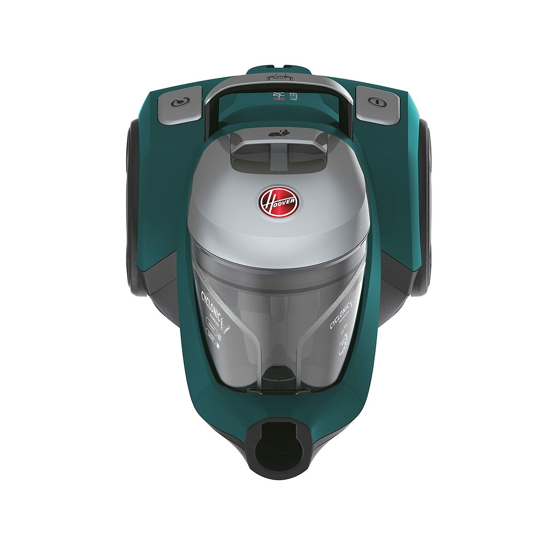 Aspirador Hoover Verde 850W Sin Bolsa con Filtro HEPA 13 y Tecnología Ciclónica 7