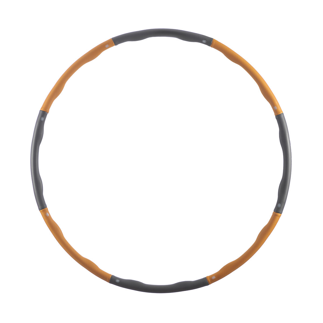 Aro de Fitness Desmontable O-Waist InnovaGoods | Recubierto de Espuma, Ajustable en 3 Diámetros para Ejercicio, Pilates y Cardio 2