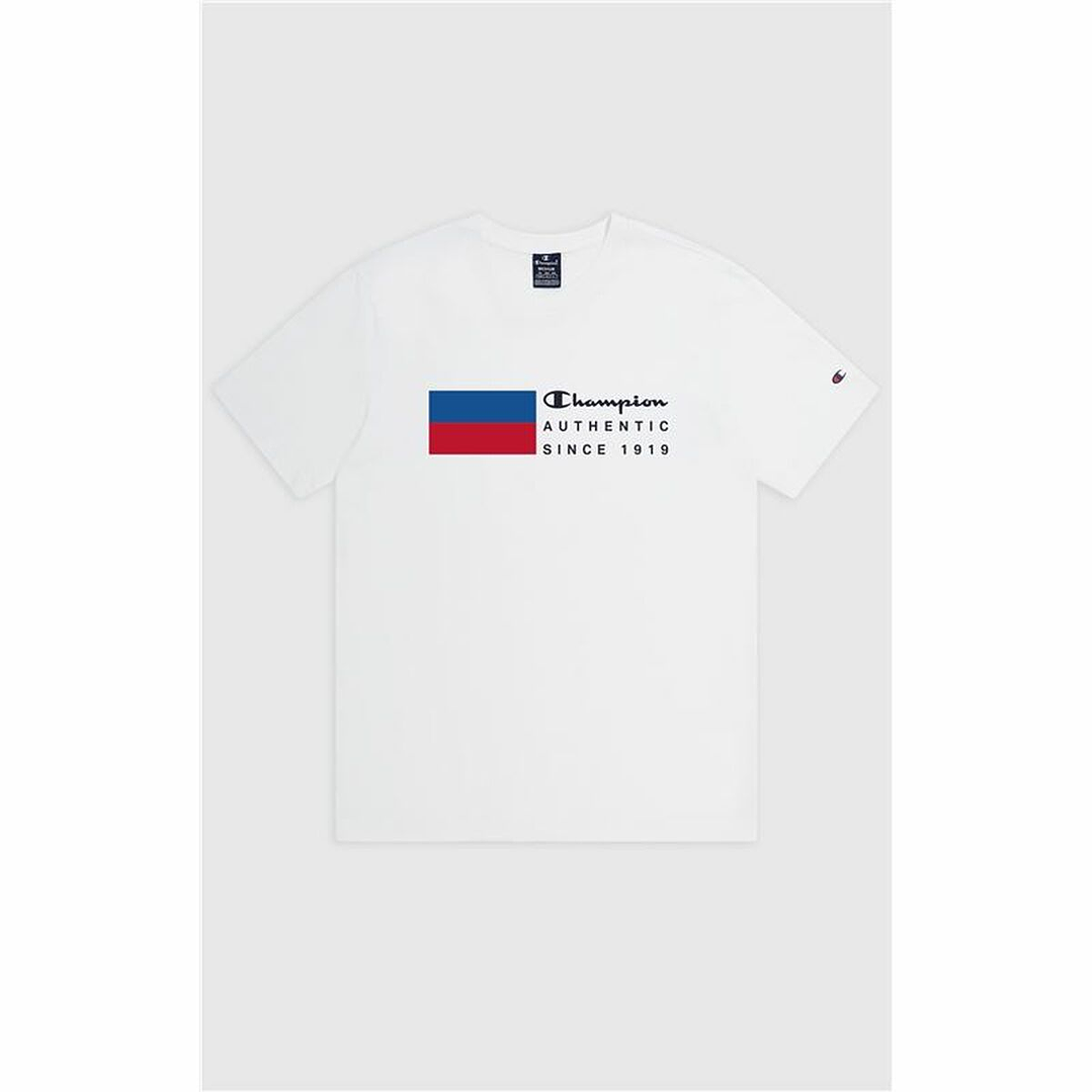 Camiseta de Manga Corta Hombre Champion Crewneck | Estilo Deportivo y Confort para Uso Diario 1