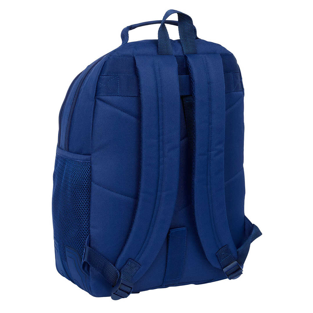 Mochila Escolar F.C. Barcelona Azul Marino 32x42x15 cm – Diseño Deportivo, Ergonómico y Adaptable a Carro Portamochilas 3