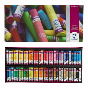 Set de Dibujo Talens Art Creation Van Gogh – 60 Pasteles al Óleo Multicolor para Artistas y Creadores