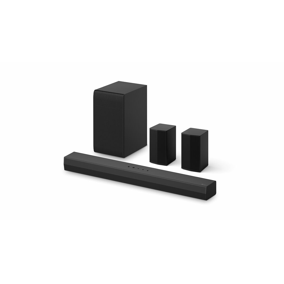 Barra de Sonido LG S40TR Negra 400W con Subwoofer Inalámbrico – Audio 4.1, Bluetooth 5.3, HDMI ARC, Ecualizador y Mando a Distancia 1