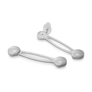 Cierre de Seguridad Inofix Blanco (2 Unidades) – Protección Adhesiva para Muebles y Cajones en Hogares con Niños