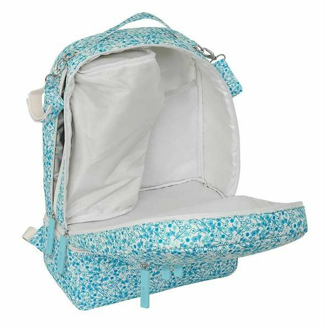 Mochila Organizadora para Carro de Bebé Miffy Garden – Bolsa Turquesa de 15L con Material Reciclado y Diseño Repelente al Agua 4