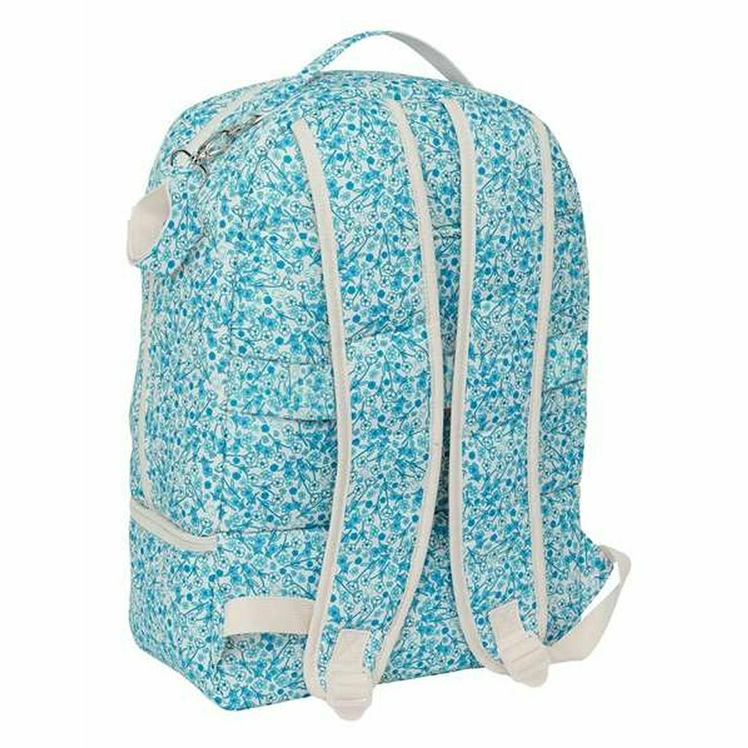 Mochila Organizadora para Carro de Bebé Miffy Garden – Bolsa Turquesa de 15L con Material Reciclado y Diseño Repelente al Agua 7