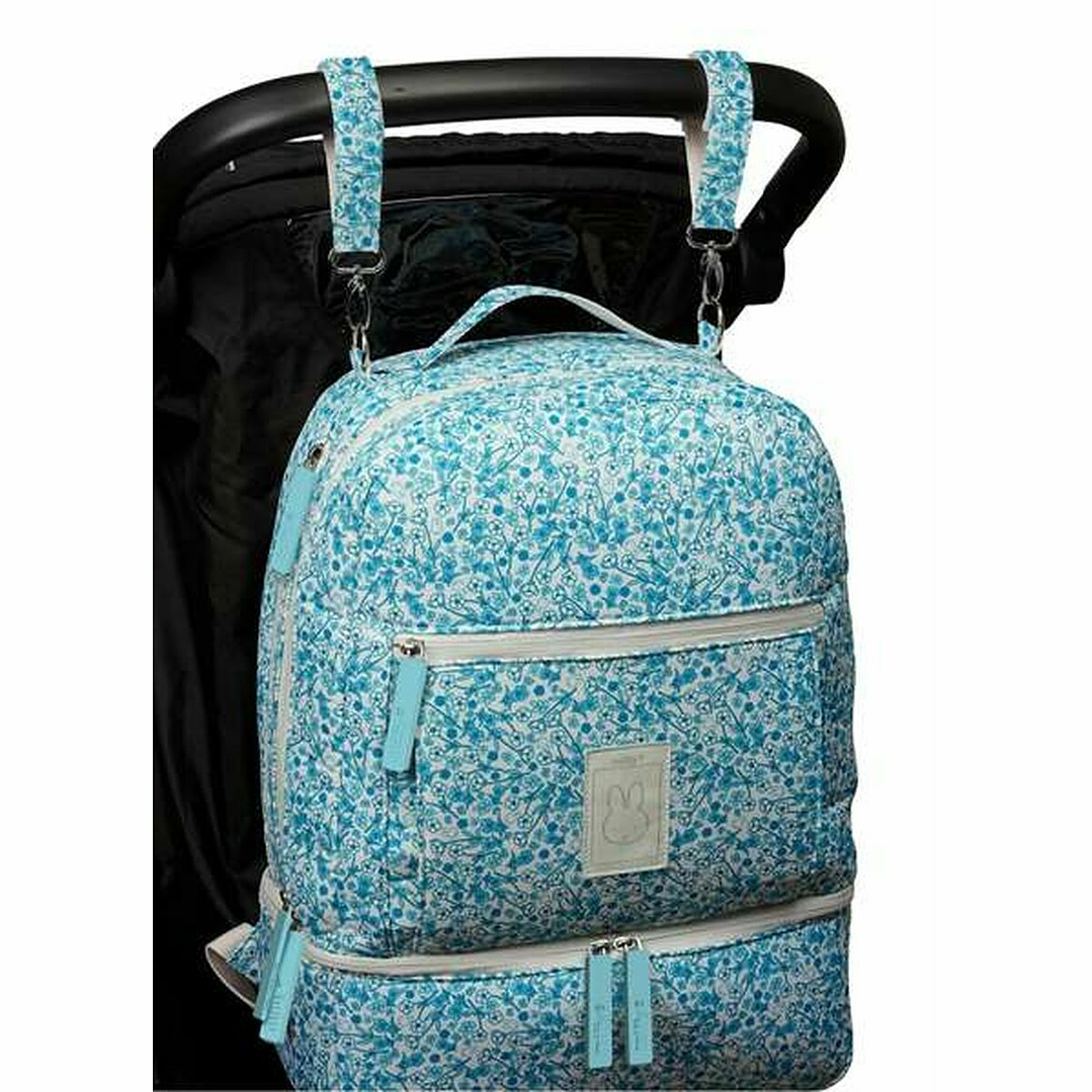 Mochila Organizadora para Carro de Bebé Miffy Garden – Bolsa Turquesa de 15L con Material Reciclado y Diseño Repelente al Agua 8