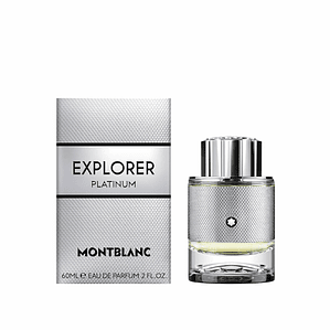 Perfume para Hombre Montblanc Explorer Platinum EDP 60 ml – Elegancia Aventurera en Eau de Parfum con Vaporizador