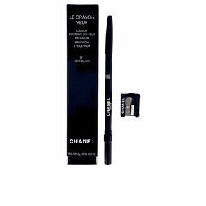 Lápiz de Ojos Chanel Le Crayon Yeux Noir Black-01 – Precisión, Intensidad y Larga Duración para una Mirada Impactante