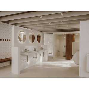 Dispensador Electrónico de Jabón o Gel Hidroalcohólico Ona-E con Sensor Touchless de Repisa Cromado