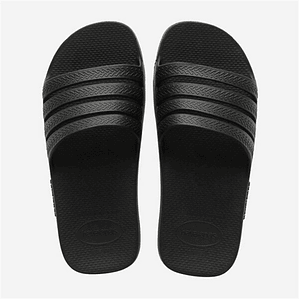 Chanclas para Niños Havaianas Slide Stradi en Color Negro – Comodidad y Estilo Unisex para el Verano